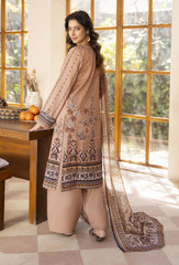 Zarwisha By Humdum Unstitched 3 Piece Digital Printed Emb Lawn Collection'2025-D-08