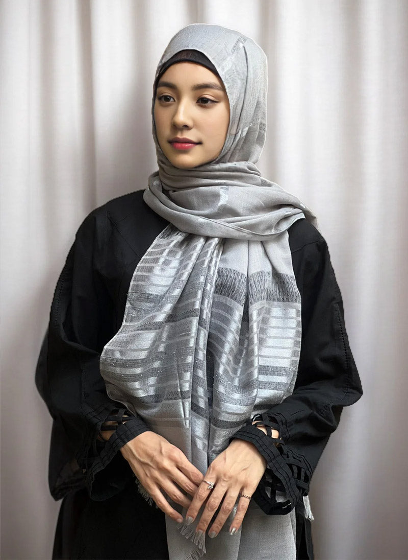 Hijab Ul Hareem Solid Color Fancy Hijabs