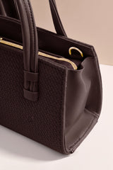 Fineur Handbag HandyZip - Dark Brown