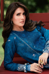 Florent Unstitched 3 Piece Emb Lawn Eid Edit Suit-FEF-2A