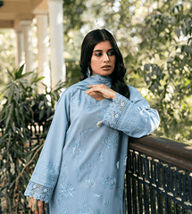 Baad-E-Naubahaar By Kaanthaa Unstitched 3 Piece Summer Suit-Falak Unstitched Embroidered Suit (3-Piece)