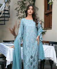 Baad-E-Naubahaar By Kaanthaa Unstitched 3 Piece Summer Suit-Barkha- Unstitched Embroidered Suit (3 Piece)