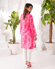 Ayla Studio Stitched PRINTED ESSENTIAL 2PC - Pink Passion