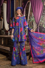 Maria B M Prints Unstitched 3 Piece Lawn Eid Suit-MPT-1803-B