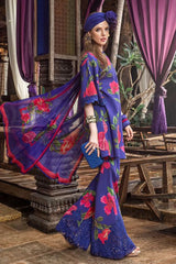 Maria B M Prints Unstitched 3 Piece Lawn Eid Suit-MPT-1803-B