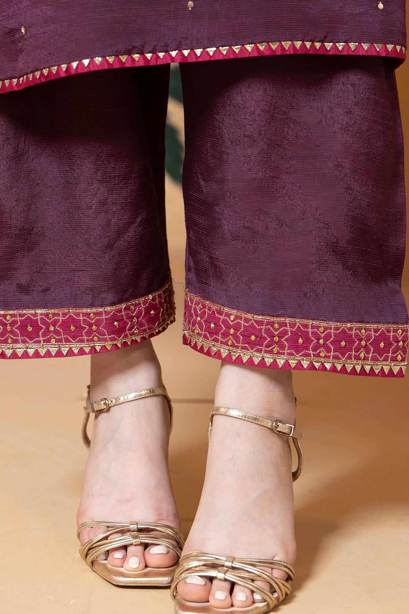 Zaaviay Eid Ul Adha Stitched Ranjhana (Three Piece)