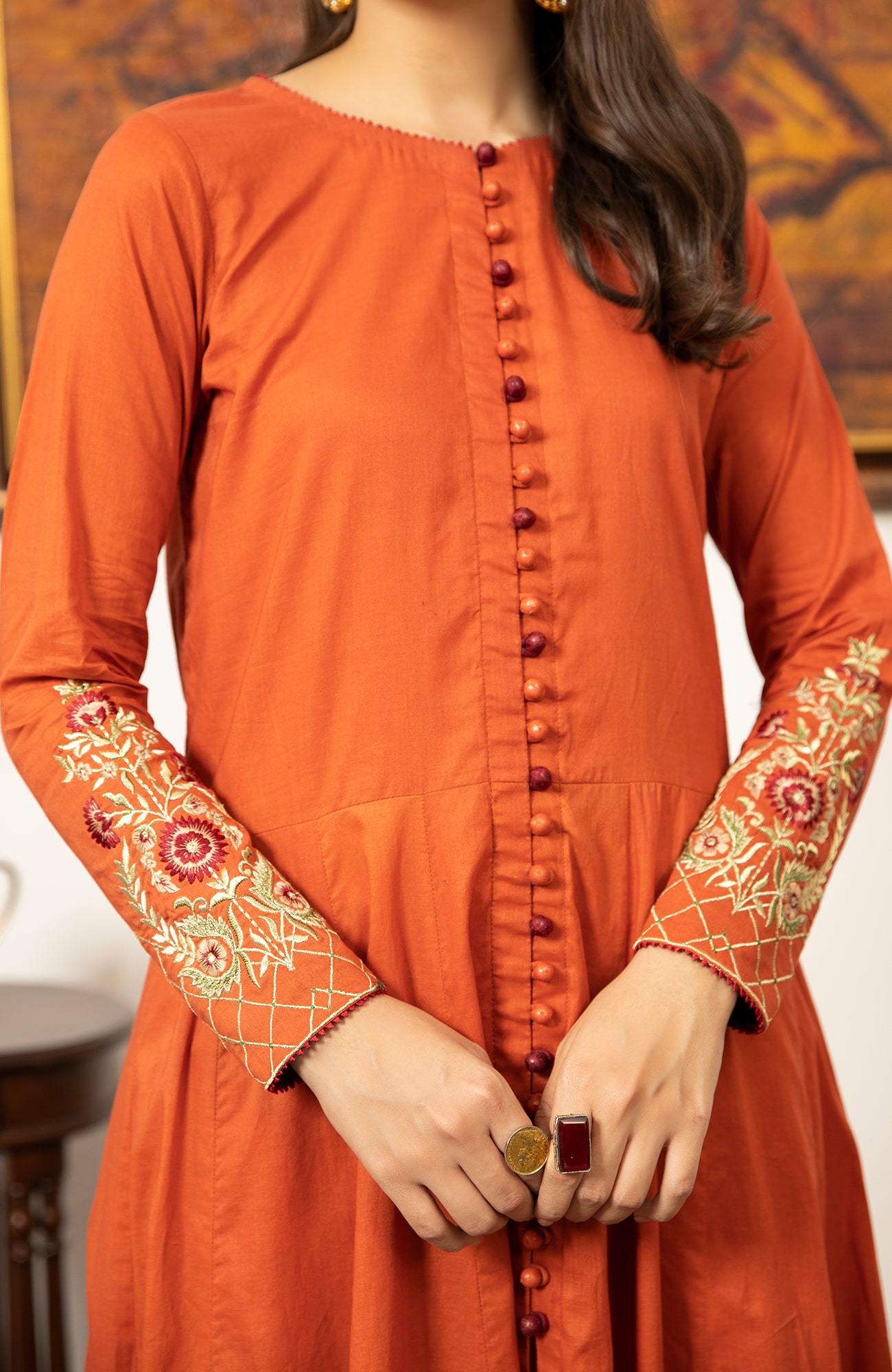 Joy Pret By Zaaviay Stitched Dahlia (Two Piece)