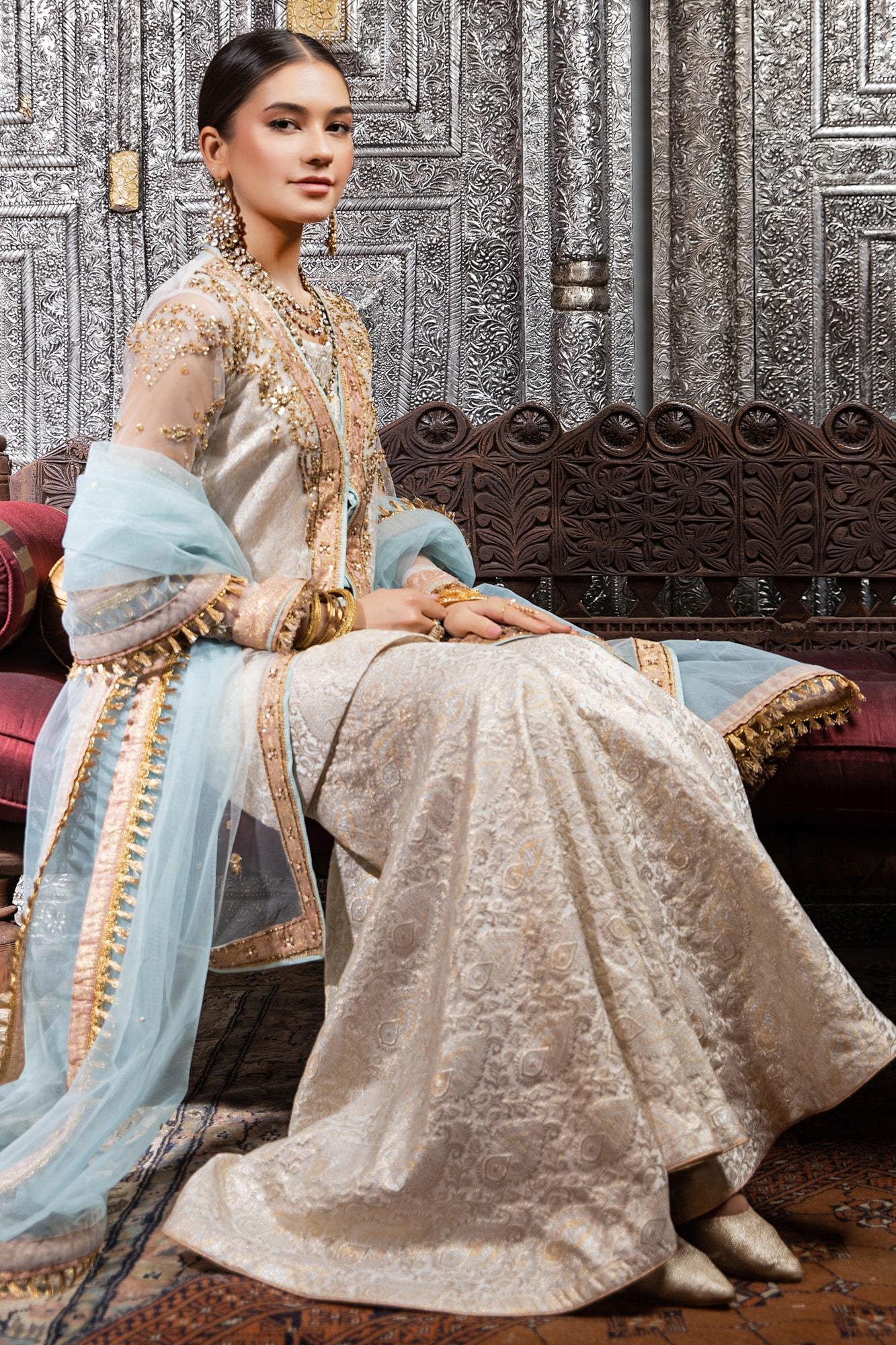 Zaaviay Stitched Eid Edit Arum (Four Piece)
