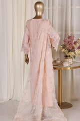 Bin Saeed Stitched 3 Piece Luxury Emb Lawn Vol-02 Suit-D-3012-PINK