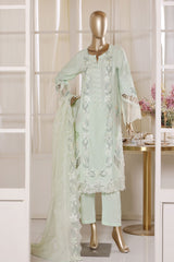 Bin Saeed Stitched 3 Piece Luxury Emb Lawn Vol-02 Suit-D-3013-PISTA