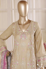 Bin Saeed Stitched 3 Piece Luxury Emb Lawn Vol-02 Suit-D-3021-SKIN