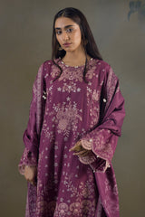 Zellbury Unstitched 3 Piece Winter Shawl Collection'2025-WUW-30236