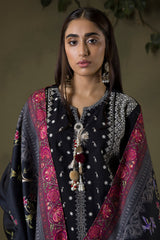 Zellbury Unstitched 3 Piece Winter Shawl Suit-WUW-30238