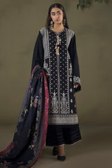 Zellbury Unstitched 3 Piece Winter Shawl Suit-WUW-30238