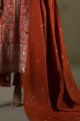 Zellbury Unstitched 3 Piece Winter Shawl Suit-WUW-30241