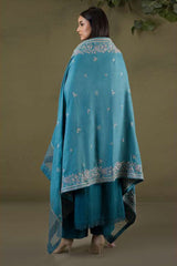 Zellbury Unstitched 3 Piece Winter Shawl Suit-WUW-30242