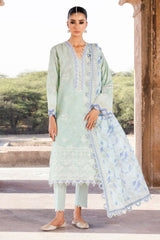 Zellbury Unstitched 3 Piece Chikankari Lawn Suit-WUS-25E-30529