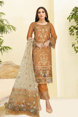 Nayab by Ramsha Unstitched 3 Piece Weightless Chiffon Vol-03 Suit-N-305