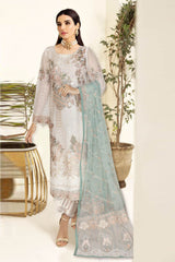 Nayab by Ramsha Unstitched 3 Piece Weightless Chiffon Vol-03 Suit-N-306