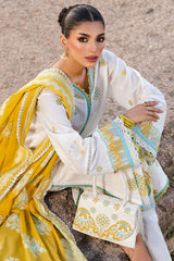 Zellbury Unstitched 3 Piece Chikankari Lawn Suit-WUS-25E-30804