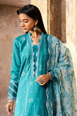Zellbury Unstitched 3 Piece Chikankari Lawn Suit-WUS-25E-30823