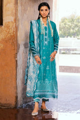 Zellbury Unstitched 3 Piece Chikankari Lawn Suit-WUS-25E-30823