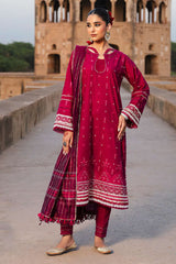 Zellbury Unstitched 3 Piece Chikankari Lawn Suit-WUS-25E-30824