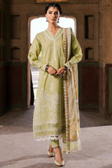 Zellbury Unstitched 3 Piece Chikankari Lawn Suit-WUS-25E-30828