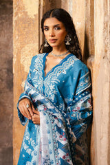 Zellbury Unstitched 3 Piece Chikankari Lawn Collection'2025-WUS-25E-30832