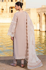 Zellbury Unstitched 3 Piece Chikankari Lawn Suit-WUS-25E-30833