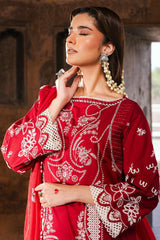 Zellbury Unstitched 3 Piece Chikankari Lawn Suit-WUS-25E-30837