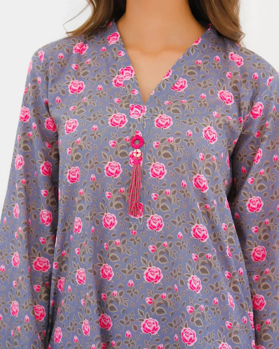 Dhaga Stitched 2 Piece Lawn Collection'2025-Matching separate 0030