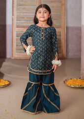 Modest Stitched 3 Piece Festive Edit Vol-02 Collection'2025-10100-Grn