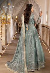 Asim Jofa Shehnai Festive Ajsh-14 Embroidered Net 3 Pcs