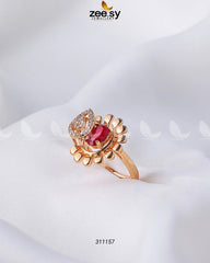 Lavender Ring Red - Zeesy Jewellery