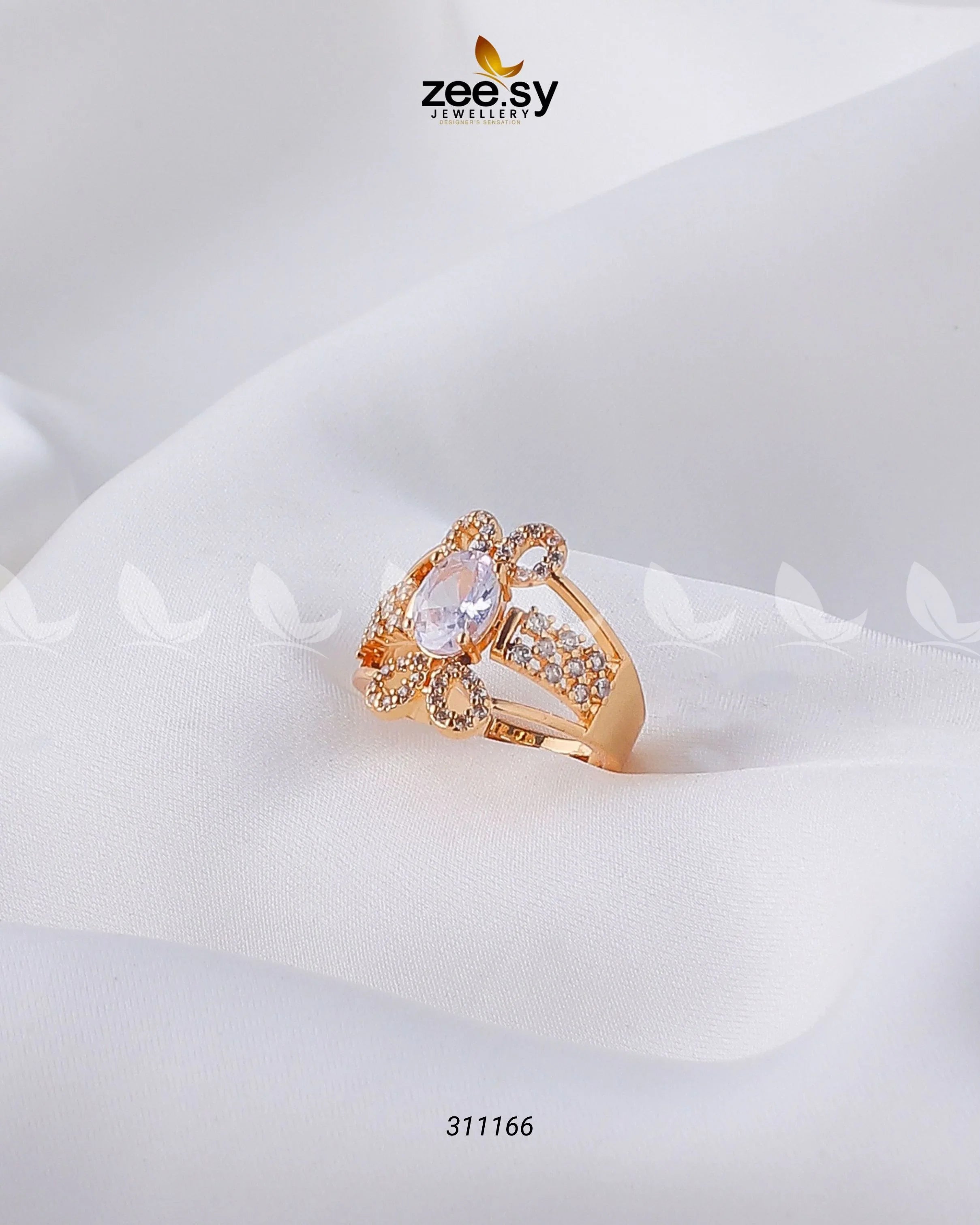 Starlit Ring Golden Pearl - Zeesy Jewellery