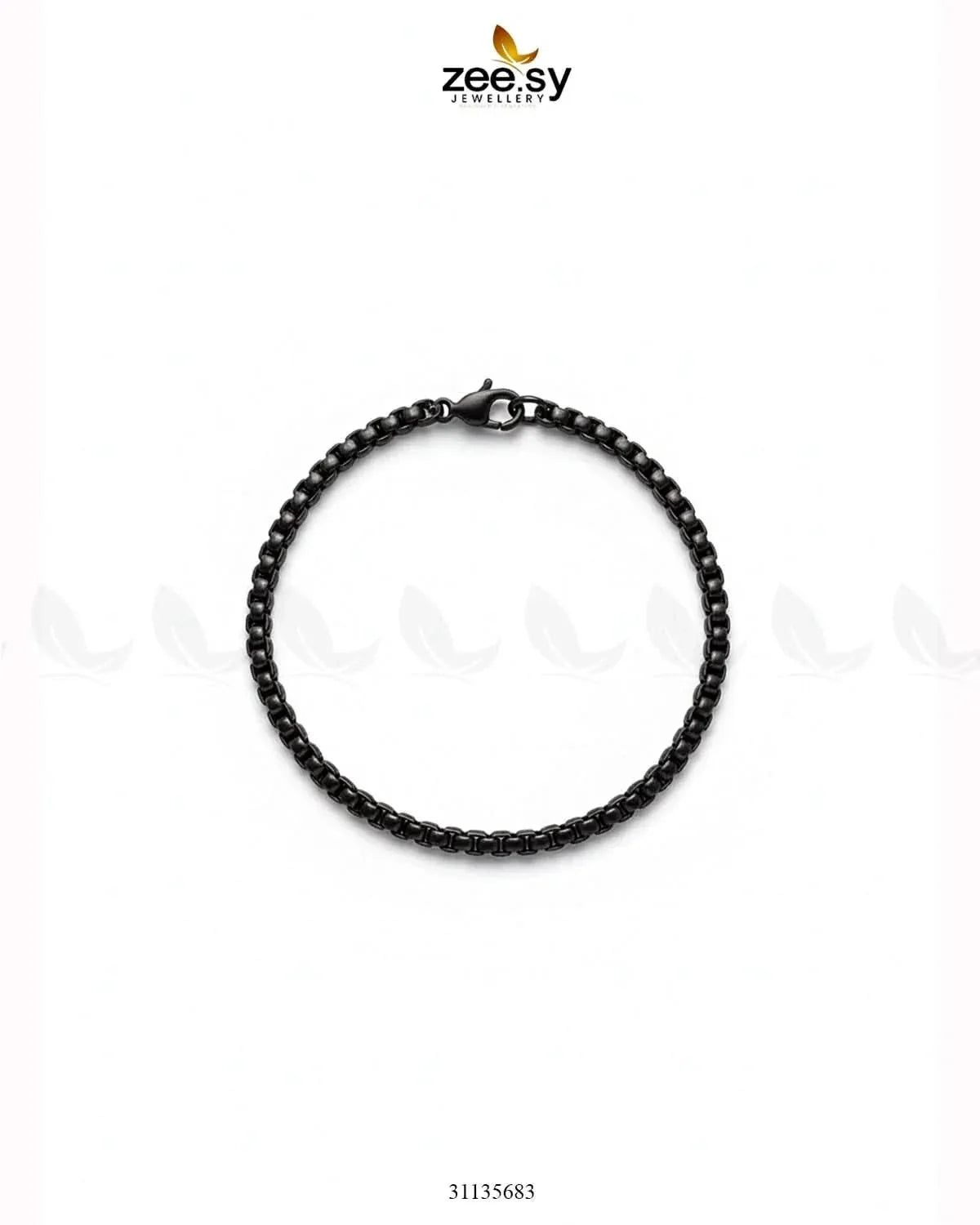 Mono Round Small Box Bracelet for Men