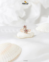 Orla Ring Fuchsia 17 - Zeesy Jewellery