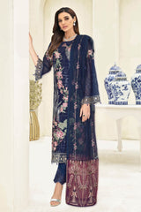 Nayab by Ramsha Unstitched 3 Piece Weightless Chiffon Vol-03 Suit-N-312
