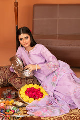 Chaashni By Tawakkal Stitched 3 Piece Eid Fancy Emb Lawn Vol-02 Suit-D-3134