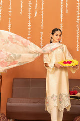 Chaashni By Tawakkal Stitched 3 Piece Eid Fancy Emb Lawn Vol-02 Suit-D-3135