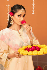 Chaashni By Tawakkal Stitched 3 Piece Eid Fancy Emb Lawn Vol-02 Suit-D-3135