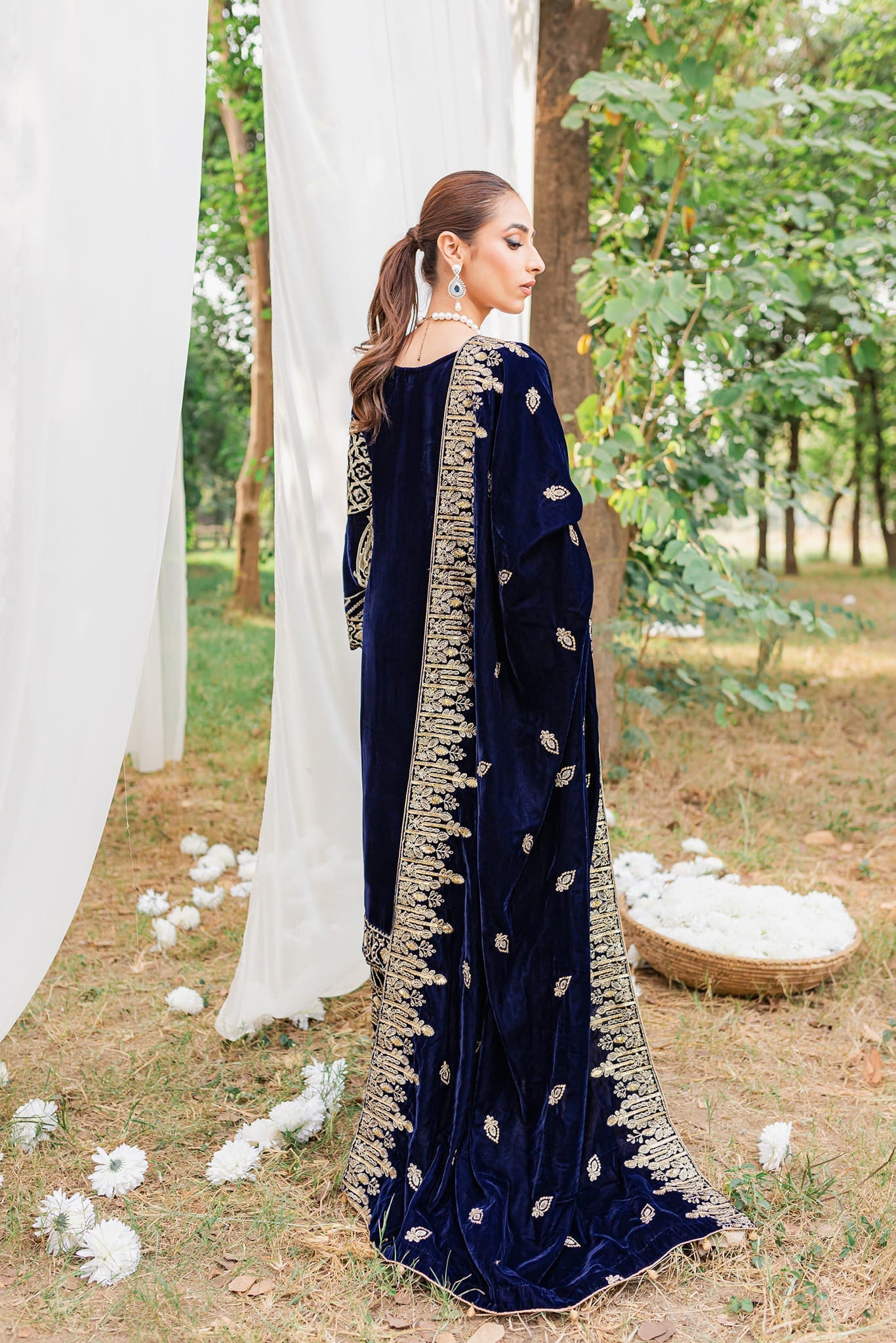 Panache Apparel Stitched Velvet Collection-Zircon