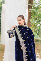 Panache Apparel Stitched Velvet Collection-Zircon