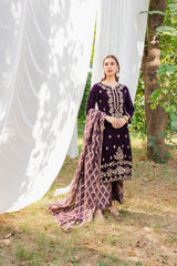 Panache Apparel Stitched Velvet Collection-Mayal