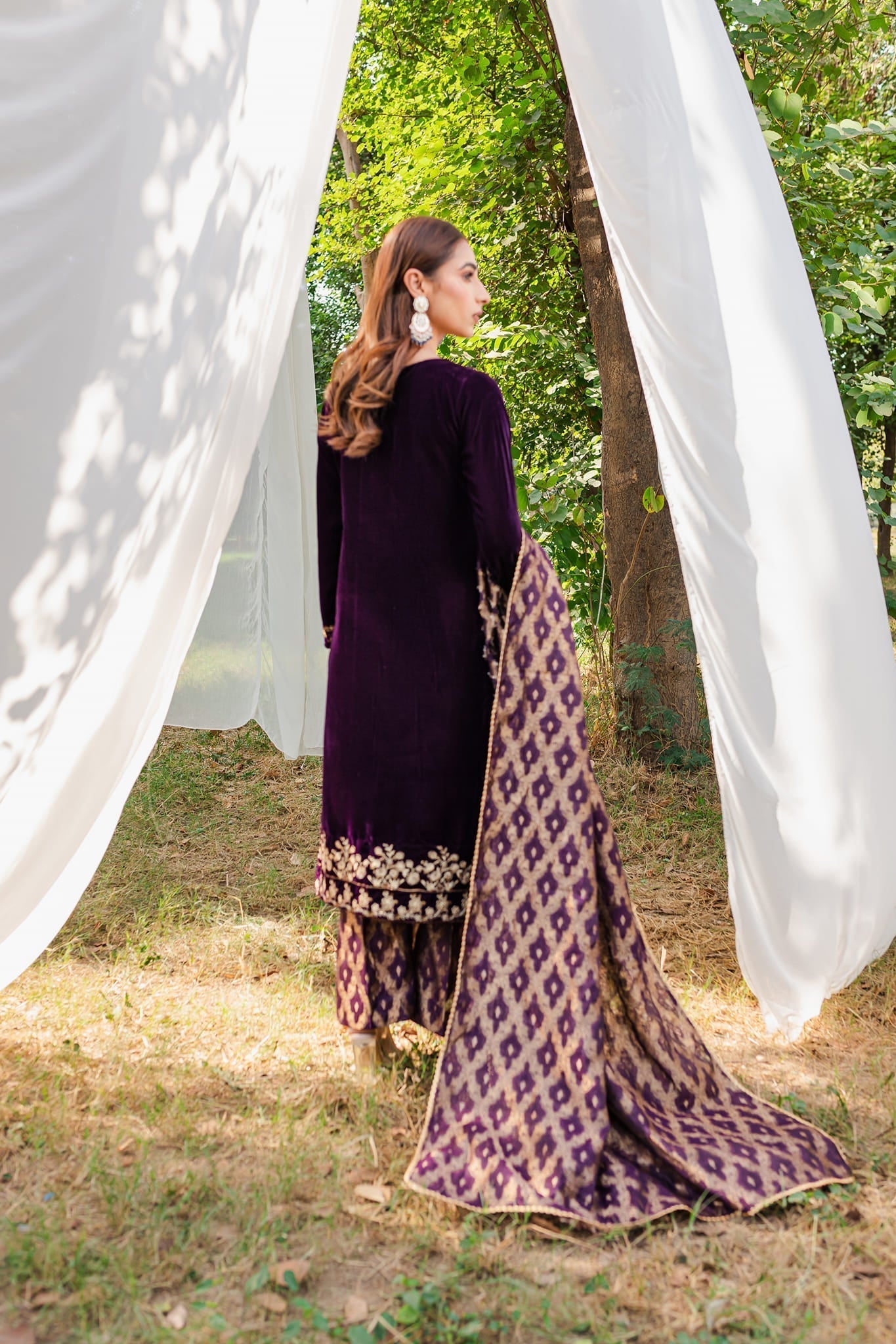 Panache Apparel Stitched Velvet Collection-Mayal