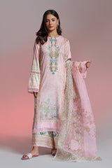 The Affordables By Mariam Malik Unstitched 3 Piece Digital Printed Lawn Collection'2025-Floral Grace
