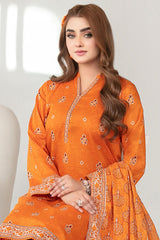 Mehza By Tawakkal Unstitched 3 Piece Rotary Lawn Vol-01 Suit-D-3232