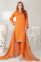 Mehza By Tawakkal Unstitched 3 Piece Rotary Lawn Vol-01 Suit-D-3232