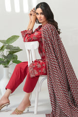 Mehza By Tawakkal Stitched 3 Piece Rotary Lawn Vol-02 Suit-D-3234